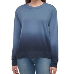 NWT Splendid Navy / Black Dip Dye Ombré Soft Pullover Top (Size S)